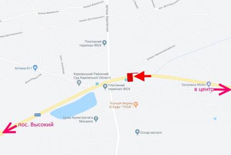 Billboard A in , 3х6  Simferopol's'ke sose-st. Harkivs'ka -povorot na Babai -praporec' No4-z centru scheme