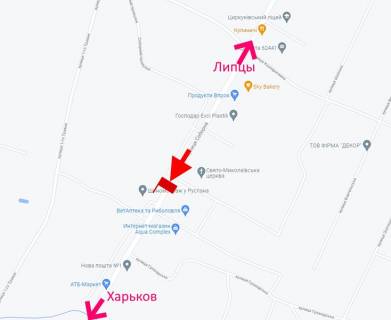 Billboard A in Circuni, 3х6  sel. Cirkuni-st. Soborna bila Svato-Mikolaivs'koi cerkvi -2- u bik Harkova scheme