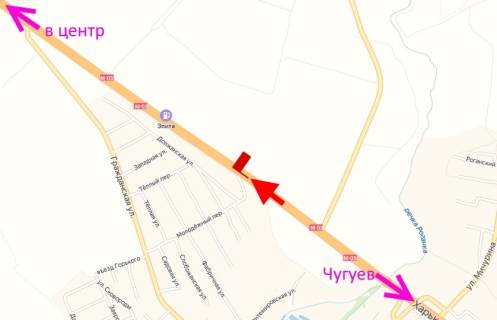 Billboard A in Rogan Pr-t Geroiv Harkova - Rostovs'ka trasa - AZS Aelita-6-v'izd do mista scheme