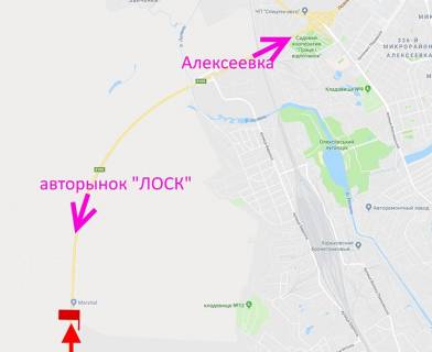 Billboard A in Kharkiv Kil'ceva doroga-478 km bila AZS "Marsall" - praporec' No1 - u bik Oleksiivki scheme