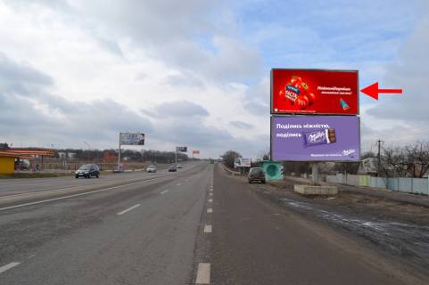 Billboard A in Pisochin, 3х6  Poltavs'kij slah-sel.Pisocin-st. Avtomobil'na navproti dvoh AZS, iz centru Photo 1