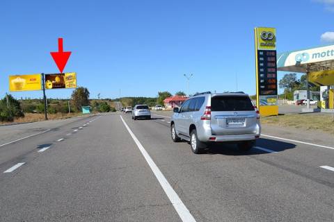 Billboard B in Kharkiv highway, 3х6  Trasa Kiiv-Harkiv-sel. Nesterenki bila AZS Motto-prava - u bik Valok Photo 1