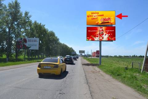 Billboard A in Kharkiv highway, 3х6  st. Lesa Serduka -Kil'ceva doroga-1- v'izd u misto z boku sel. Cirkuni-verh Photo 1