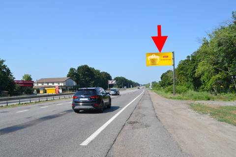 Billboard A in Kharkiv highway, 3х6  Trasa Kiiv-Harkiv-sel. Travneve-bila Krona marketu -praporec' No2 -u bik Valok Photo 1