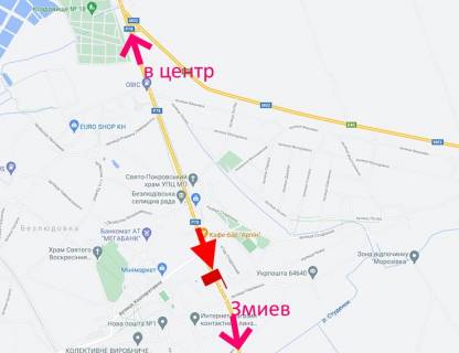 Billboard B in Bezlyudivka, 3х6  Pr-t Gagarina-sel. Bezludivka-praporec' No13 (viizd iz mista) scheme