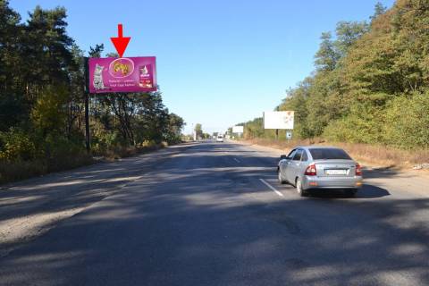 Billboard B in Kharkiv highway, 3х6  st.Zalutins'ka -rozv'azka  z kil'cevou- praporec' No3-viizd z mista u bik Solonicivki Photo 1