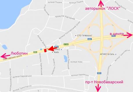 Billboard A in Kharkiv, 3х6  Poltavs'kij slah-post Policii-praporec' No1, z centru scheme