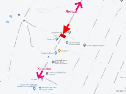 Billboard A in Circuni, 3х6  sel. Cirkuni-st. Soborna-st. Kooperativna - u bik Harkova scheme