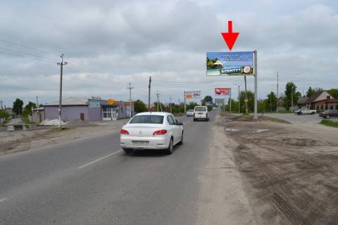 Billboard A in Bezlyudivka, 3х6  Pr-t Gagarina-sel. Bezludivka-praporec' No6 (v'izd u misto) Photo 1