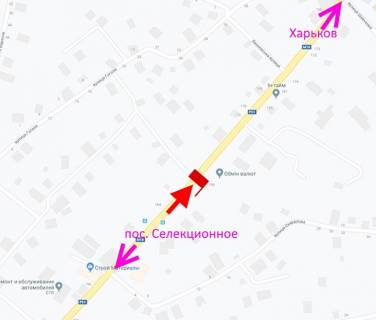 Billboard A in Merefa Merefa-st. Dniprovs'ka-prov. Gogola-praporec' No2-u bik Harkova scheme