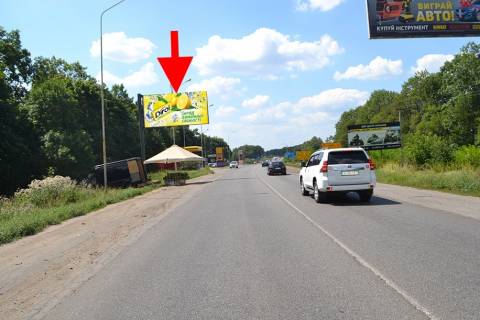 Billboard B in Kharkiv highway, 3х6  Saltivs'ke sose -rozv'azka z kil'cevou- bila AZS Rodnik -praporec' No2-v centr Photo 1