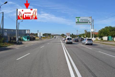 Billboard B in Pisochin Полтавський шлях-Пісочин-вул. Автомобільна-прапорець №2-з центру Photo 1