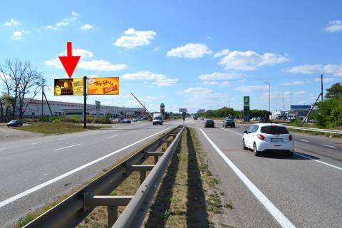 Billboard B in Kharkiv highway, 3х6  Trasa Kiiv-Harkiv-sel. Korotic-bila AZS OKKO ta Lilia-liva - u bik Lubotina Photo 1