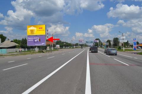 Billboard B in Pisochin, 3х6  Poltavs'kij slah-sel.Pisocin-st. Avtomobil'na navproti dvoh AZS, centr Photo 1