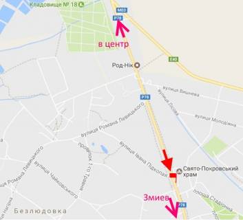 Billboard B in Bezlyudivka, 3х6  Pr-t Gagarina-sel. Bezludivka-praporec' No6 (viizd iz mista) scheme