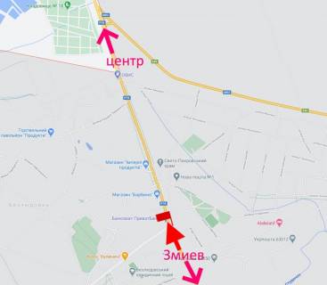 Billboard A in Bezlyudivka, 3х6  Pr-t Gagarina-sel. Bezludivka-povorot na plaz-(v'izd u misto) scheme