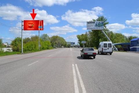 Billboard B in Pisochin Poltavs'kij slah - prov. Kiivs'kij-rozv'azka z kil'cevou-praporec' No2-v centr Photo 1