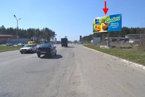 Billboard A in Kharkiv highway, 3х6  st.Zalutins'ka -bila AZS OKKO viizd iz mista u bik Solonicivki Photo 1