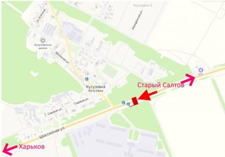 Billboard B in Kutuzivka, 3х6  Saltivs'ke sose-sel. Kutuzivka-praporec' No2-u bik Harkova scheme