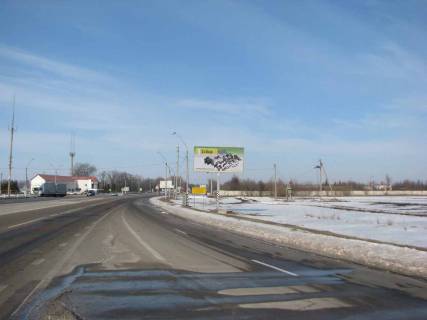 Billboard A in Bila Tserkva, 3х6  Bila Cerkva, KP policii; M-05 Kiiv-Odesa 16, km 78+100 m, livoruc; viizd z BC v napramku Kieva, transportna rozv'azka (z'izd z mostu), bord pracue na 2 potoki Photo 1