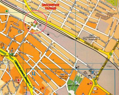 Billboard A in Bila Tserkva, 3х6  Bila Cerkva, KP policii; M-05 Kiiv-Odesa 17, km 78+150 m, pravoruc; v'izd v BC z boku Kieva, za velikou transportnou rozv'azkou scheme