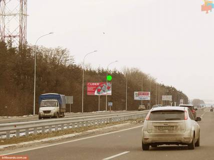 Billboard B in Ivankiv, 3х6  A/d M-03 Kiiv-Poltava-Harkiv 08; km 48+100 m, livoruc / z Kieva; viizd z AZS na mezi s. Ivankiv Photo 1