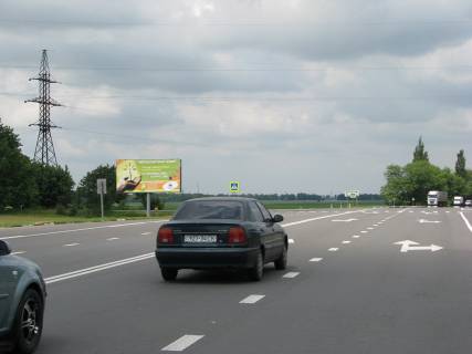Billboard B in Kiev roads, 3х6  A/d N-08 Borispil'-Dnipro-Mariupol' 06, km 20+570 m, pravoruc / napramok ruhu na Kiiv; povorot na s. Stare (Cukrovij zavod), avt. zupinka Vasil'ki Photo 1