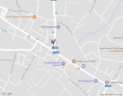 Prismatron, Prism A in Vasylkiv m. Vasil'kiv, st. Dekabristiv 1-A, perehresta z st. Grusevs'kogo, klumba, zi storoni st. Dekabristiv   - 308423 scheme