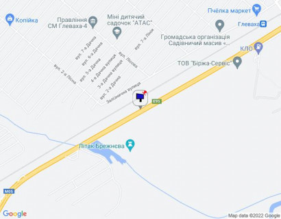 Billboard A in Kalynivka, 6х3  смт. Калинівка, траса М-05 Київ-Одеса, км 29+650 право, через 650м після повороту на вул. Вокзальна та АЗС КЛО, за 850м до АЗС АМІК scheme