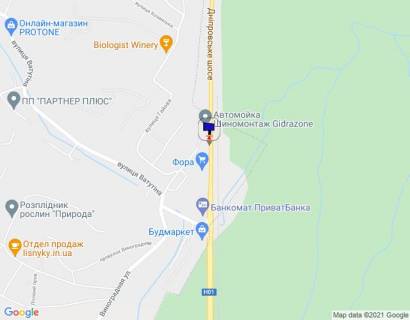 Billboard B in Lisniki (Ternopil region), 6х3  Dniprovs'ke sose, trasa N-01 "Kiiv-Znam'anka", km 20+450 pravo, cerez 350m pisla povorotu na s. Lisniki, verh scheme