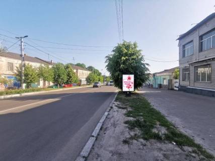 Citylight A in Vasylkiv, 1,2х1,8  m. Vasil'kiv, st. Soborna, 60, bila magazinu "Fokstrot", cerez 70m pisla perehresta z st. Unih Komunariv, cerez 150m pisla perehresta z st. Sevcenka ta st. Pokrovs'ka, za 130m do povorotu na st. Volodimirs'ka ta magazinu "Sil'po" Photo 1