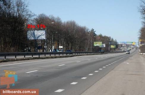 Billboard B in With. Mila, 6х3  s. Mila, trasa M-06 "Kiiv-Cop" (Zitomir), km 27+900 livo, cerez 500m pisla AZS GLUSCO ta UPG Photo 1