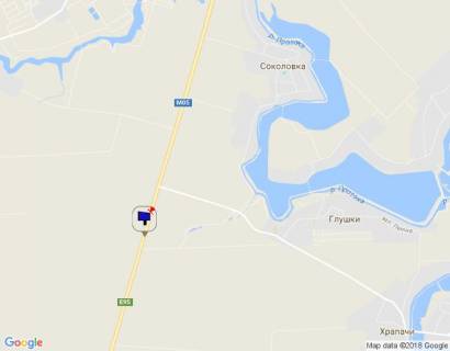 Billboard B in Kiev roads, 6х3  trasa M-05 Kiiv-Odesa, km 74+840 livo, cerez 920m pisla povorotu na s. Gluski scheme