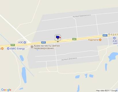 Billboard B in Berezivka (Kiev region), 6х3  s. Berezivka, trasa M-06 "Kiiv-Cop" (Zitomir), km 38+750 livo, pisla povorotu na "Olimpik Park", cerez 950m pisla AZS ANP scheme