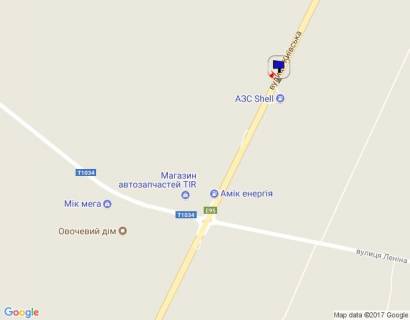 Billboard A in Skibin, 6х3  s. Skibin, cernigivs'ka trasa, trasa M-01 "Kiiv-Cernigiv-Novi Arilovici", km 40+985 pravo, st. Kiivs'ka, bila AZS "SHELL", cerez 800m pisla povorotu na s. Velika Dimerka, cerez 650m pisla AZS "AMIK" scheme