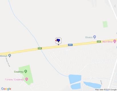 Billboard B in Parking, 6х3  s. Stoanka, trasa M-06 "Kiiv-Cop" (Zitomir), km 22+900 pravo, 700m do AZS GLUSCO scheme