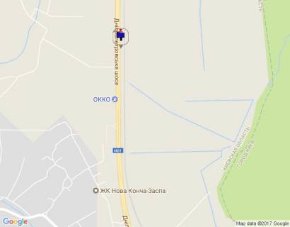 Billboard B in Kiev roads, 6х3  Dniprovs'ke sose, trasa N-01 "Kiiv-Znam'anka", km 22+200 livo, ZK "BASA Sity" scheme