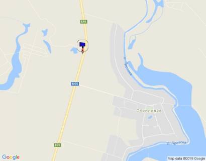 Billboard B in With. Sokolivka, 6х3  s. Sokolivka, trasa M-05 Kiiv-Odesa, km 70+540 pravo, za 240m do AZS LUXWEN, cerez 590m pisla povorotu na s. Sokolivka scheme