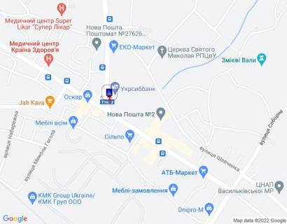 Citylight A in Vasylkiv, 1,2х1,8  m. Vasil'kiv, st. Dekabristiv, 2, perehresta z st. Grusevs'kogo, bila Ukrsibbank, za 120m do avtobusnoi zupinki, za 220m do perehresta z st. Sevcenka ta magazinu "Eko-Market", cerez 60m pisla povorotu na st. Gogola scheme