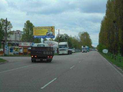 Billboard B in Obukhiv, 6х3  m. Obuhiv, st. Promislova, 1, navproti Kiivs'kogo kartonno-paperovogo kombinatu Photo 1