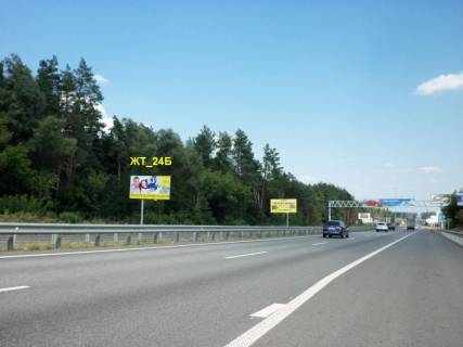 Billboard B in Parking s. Stoanka, trasa M-06 "Kiiv-Cop" (Zitomir), km 22+725 pravo, 525m do AZS GLUSCO, 800m do povorotu na Irpin', Bilogorodku Photo 1