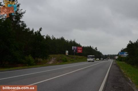 Billboard B in With. Pluty, 6х3  Konca-Zaspa, trasa R-01, km 34+600 pravo, povorot na s. Rudiki, s. Pluti Photo 1