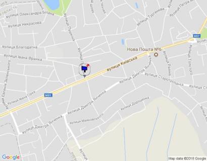 Billboard A in Brovary, 6х3  m. Brovari, st. Kiivs'ka, 89, bila povorotu na st. Serova ta magazinu "Fora", bila avtobusnoi zupinki, cerez 160m pisla povorotu na st. Zaporiz'ka scheme