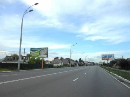 Billboard B in Brovary, 6х3  m. Brovari, st. Kiivs'ka, 107, cerez 280m pisla povorotu na st. Serova ta magazinu "Fora", cerez 110m pisla povorotu na st. Zaporiz'ka, za 100m do povorotu na st. Leontovica, za 130m do povorotu na st. Zazims'kij slah Photo 1