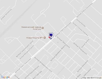 Billboard B in Brovary, 6х3  m. Brovari, st. Olega Onikienka, 127, bila AZS OKKO, navproti avtobusnoi zupinki, rozvilka z st. Bogdana Hmel'nic'kogo, za 120m do povorotu na st. Priluc'ka scheme