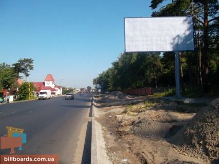 Billboard A in Gostomel, 6х3  smt. Gostomel', trasa M-07 "Kiiv-Kovel'", km 21+650 pravo Photo 1