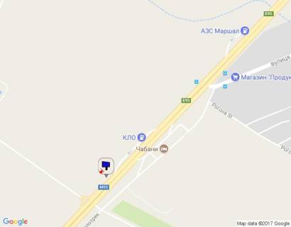 Billboard B in Chabani, 6х3  s. Cabani, trasa M-05 Kiiv-Odesa, km 17+030 pravo, bila AZS KLO scheme