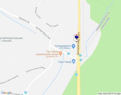 Billboard A in Lisniki (Kiev region), 6х3  Dniprovs'ke sose, trasa N-01 "Kiiv-Znam'anka", km 20+750 pravo, za 50m do povorotu na s. Lisniki ta magazinu ATB, rinok, verh scheme