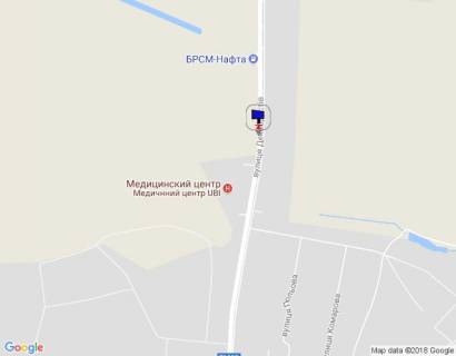 Billboard B in Vasylkiv, 6х3  m. Vasil'kiv, st.Dekabristiv, navproti 350, bila farm.skladiv scheme