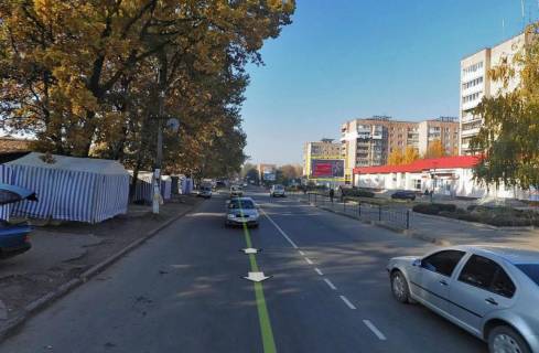 Billboard A in Uman, 6х3  m. Uman', st. Tisika, 13a, bila viddilenna Novoi Posti No7, cerez 90m pisla magazinu ATB ta 145m pisla povorotu na st. Grusevs'kogo, za 170m do avtobusnoi zupinki ta povorotu na st. Gor'kogo Photo 1